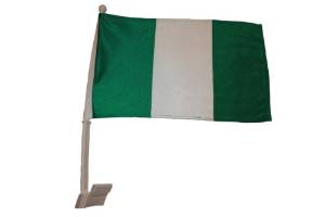 Nigeria Heavy Duty Car Stick Flag 12