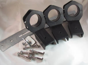 Rail bracket with 3 LNBF holders image