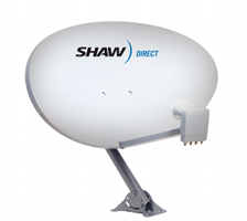 dish shaw satellite direct elliptical 75e lnb sat ca