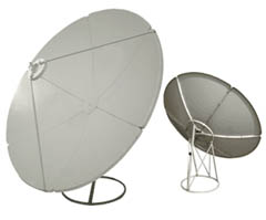 Digiwave 1.8m prime focus satellite dish