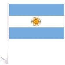 Argentina Heavy Duty Car Stick Flag 12