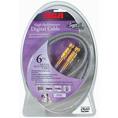 6 ft. (1.83m) RG6 coax cable image