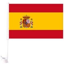 Spain Heavy Duty Car Stick Flag 12