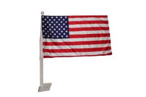 USA Heavy Duty Car Stick Flag 12