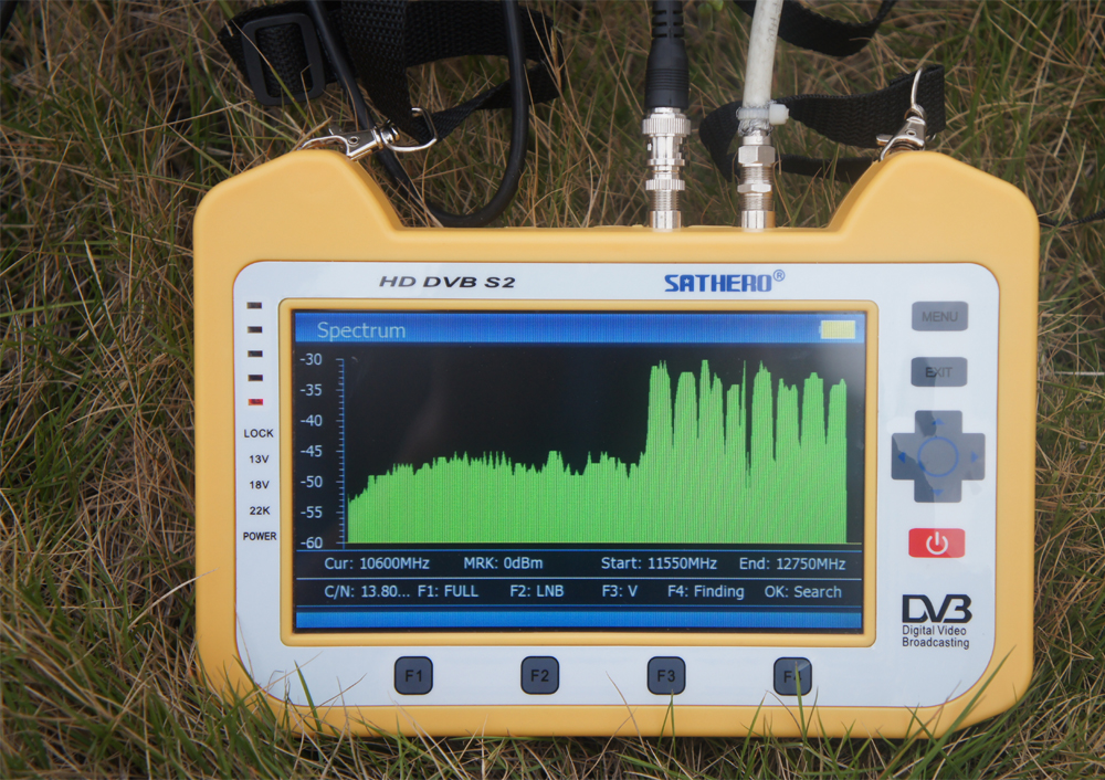 Sathero SH-910HD satellite meter image